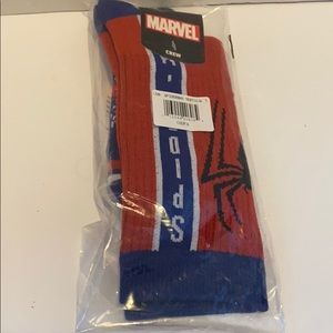 USM Spider-Man Vertical Crew Sock sock Size 10-13